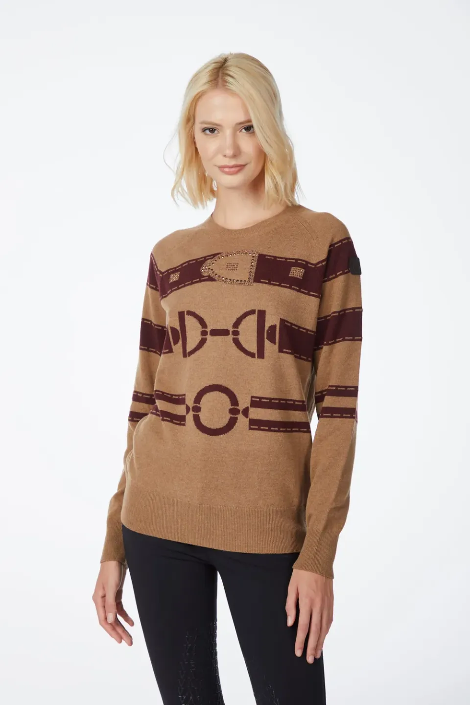 Vestrum Hanoi dames trui wol cashmere bit