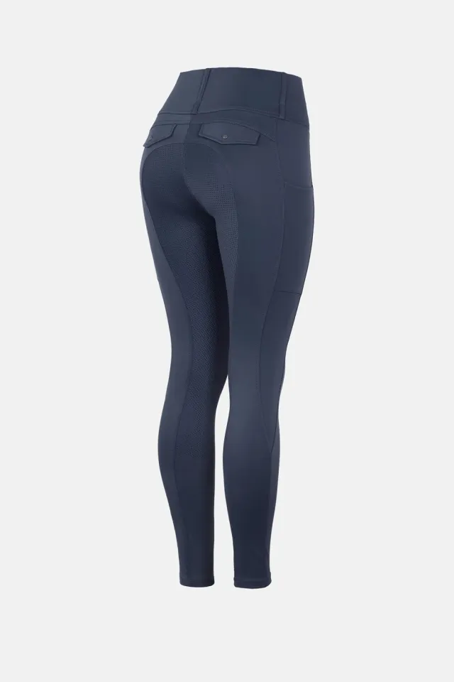 Horze Anya damesrijbroek full grip Dark Navy 34