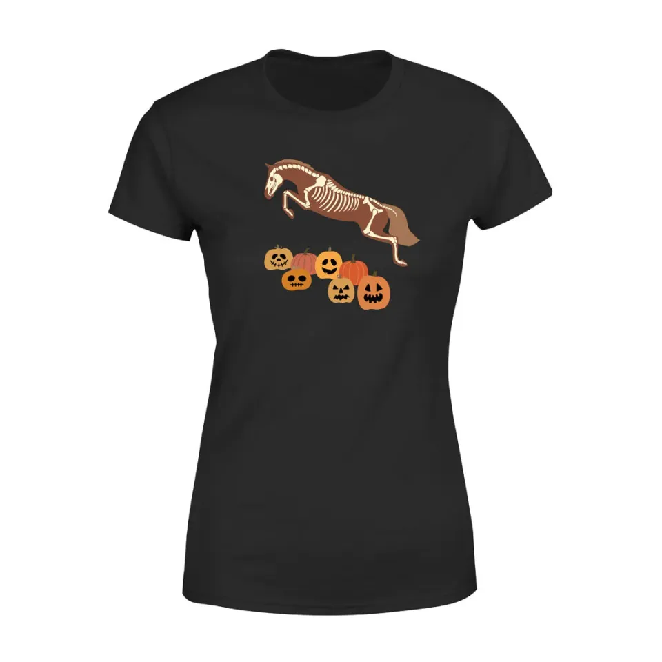 Dapplebay Pumpkin Jumper T-shirt Dames zwart katoen