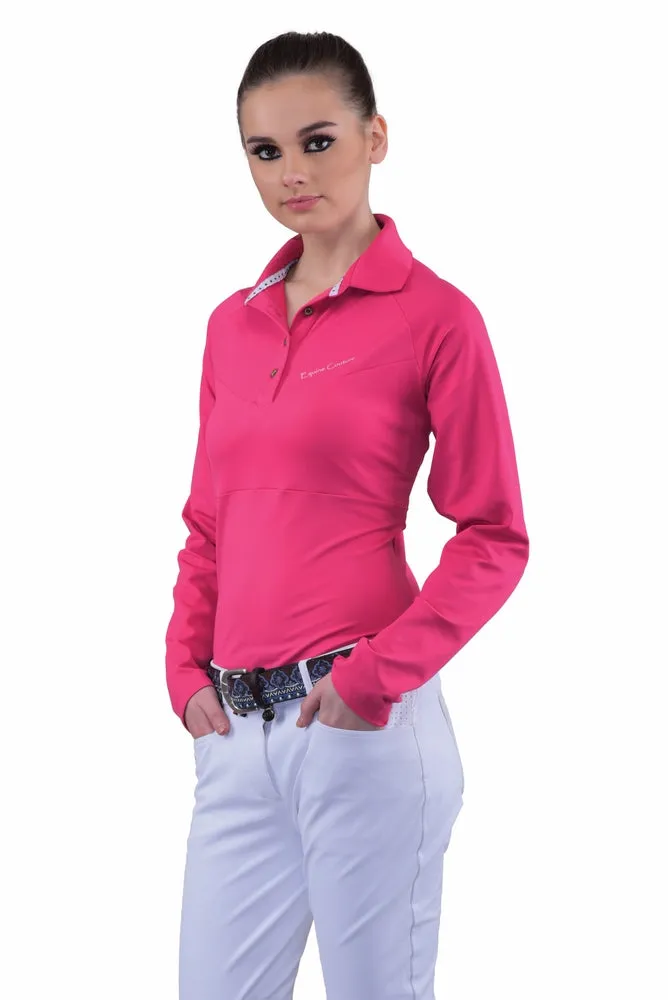 Equine Couture Oslo rijbroek wit siliconen kniepatch