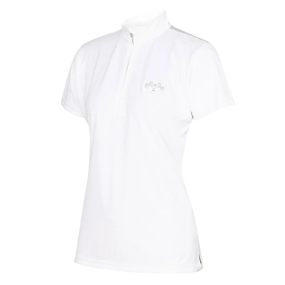 Equine Couture Giana EquiCool wedstrijdshirt wit dames