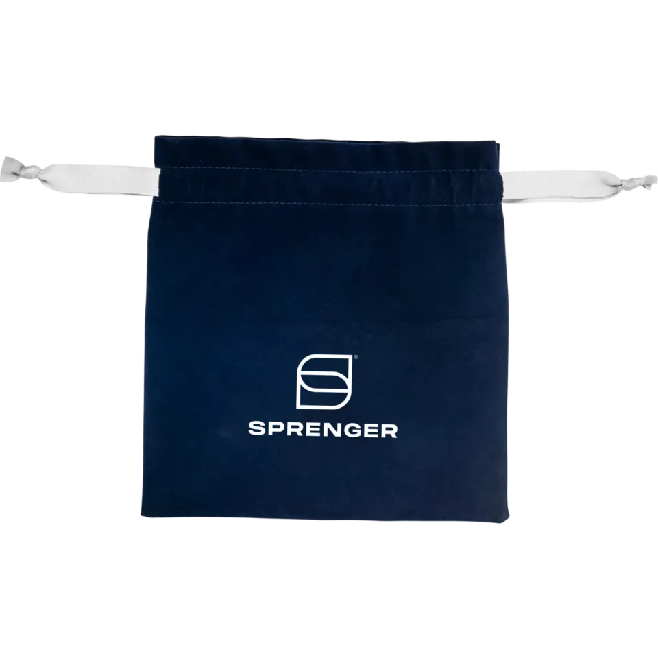 HS Sprenger stijgbeugelbeschermers fluweel donkerblauw