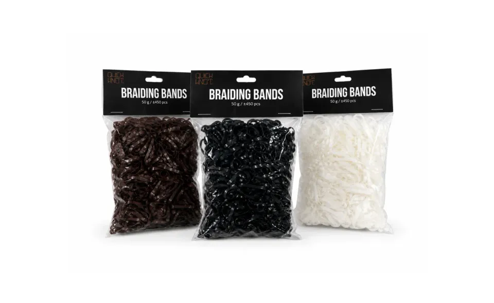 Quick Knot vlechtbandjes breed elastisch