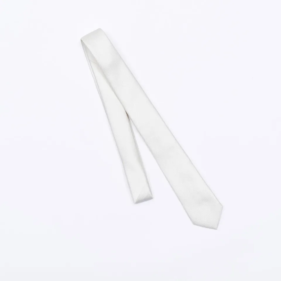 Vestrum Wellington plastron wit met zwart logo