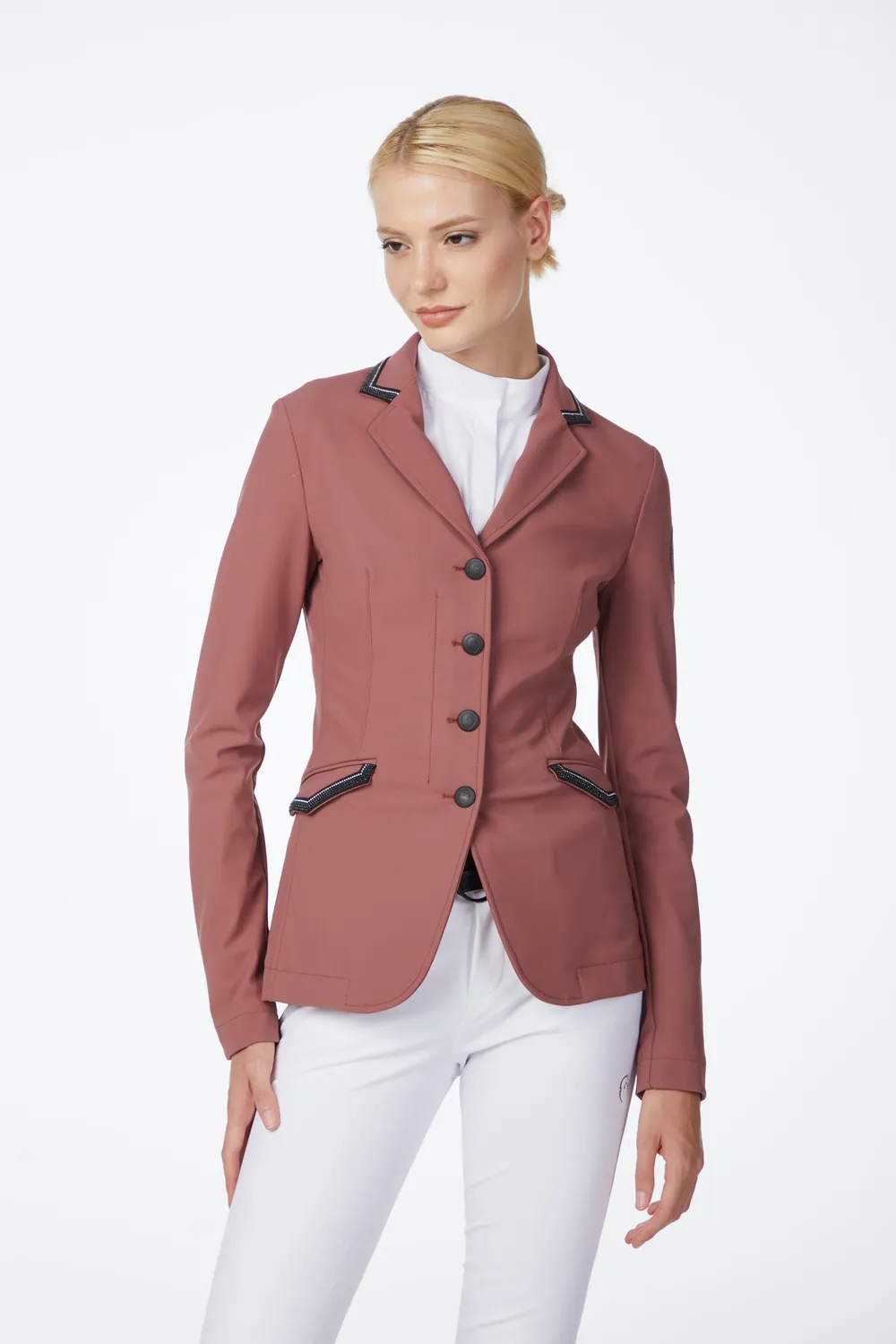 Vestrum Nizza wedstrijdjas dames stretch steentjes