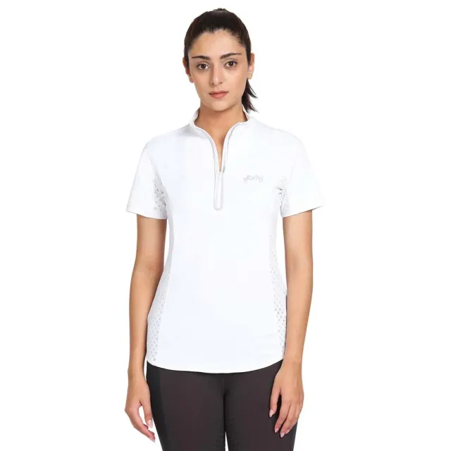 Equine Couture Malta sportshirt dames wit XL