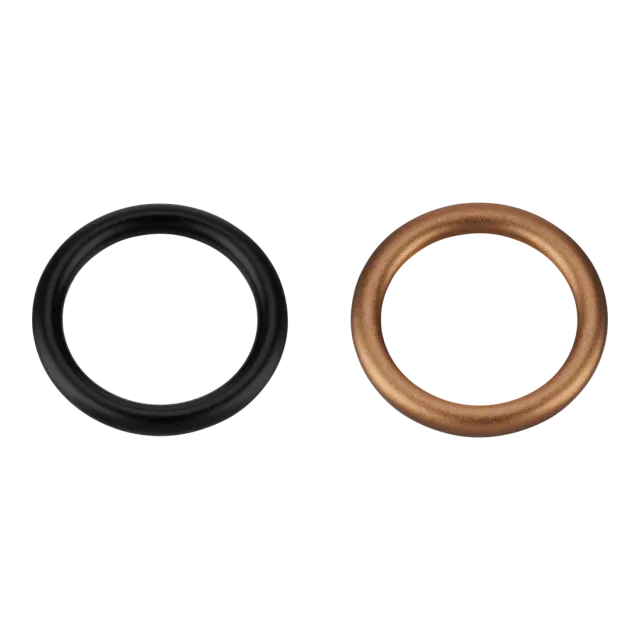 Herm Sprenger ring aluminium 25 mm bitring zwart