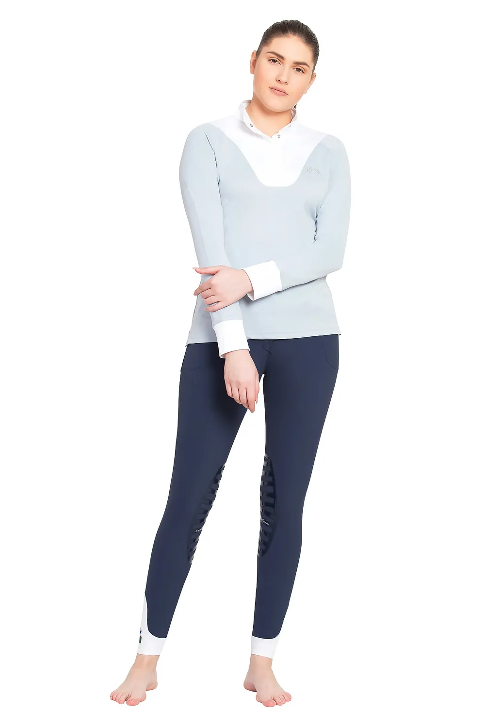Equine Couture Maggie wedstrijdshirt dames mesh lange mouw