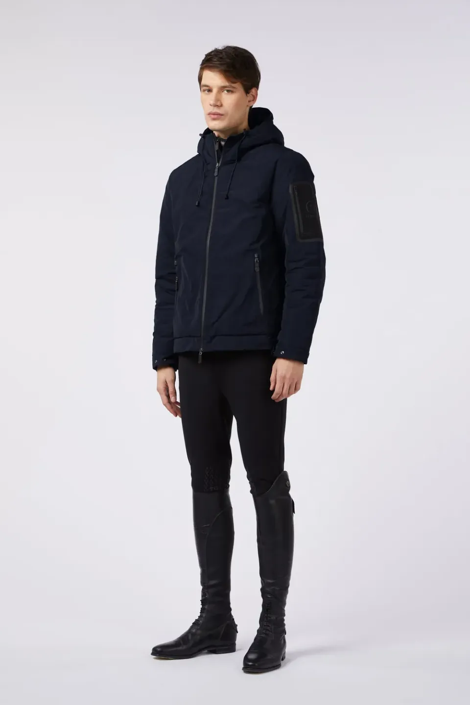 Vestrum Amburgo winterjas heren navy winddicht
