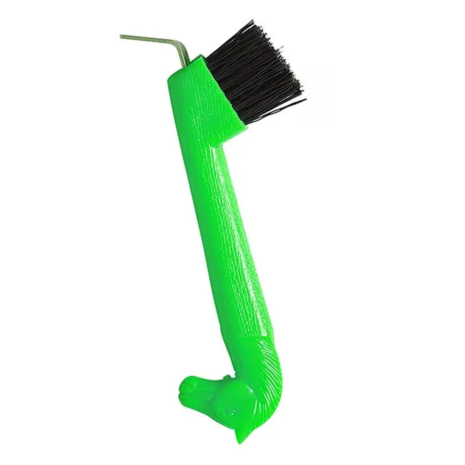 TuffRider Horse Head hoevenkrabber neonblauw