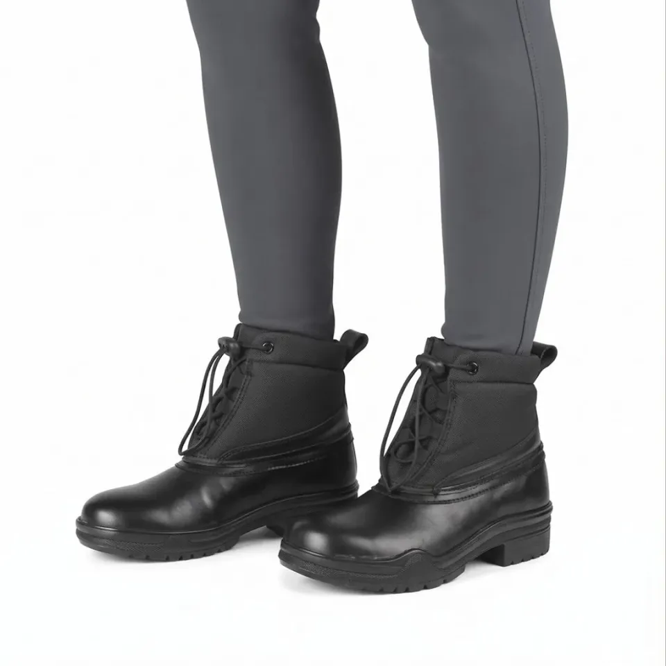 TuffRider Winter Trotter kinder jodhpurschoen zwart waterdicht