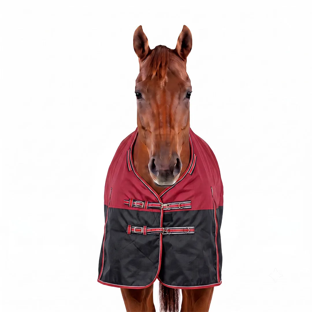 TuffRider Comfy Fit winterdeken 1200D 200g rood