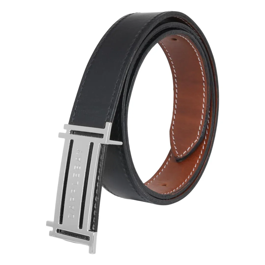Dapplebay Reversible Jump Belt riem Silver verstelbaar