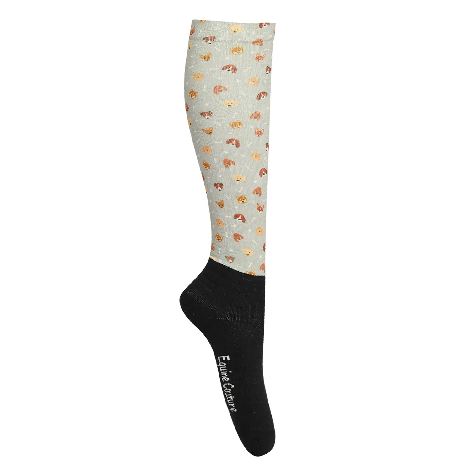 Equine Couture OTC kniehoge rijsokken print