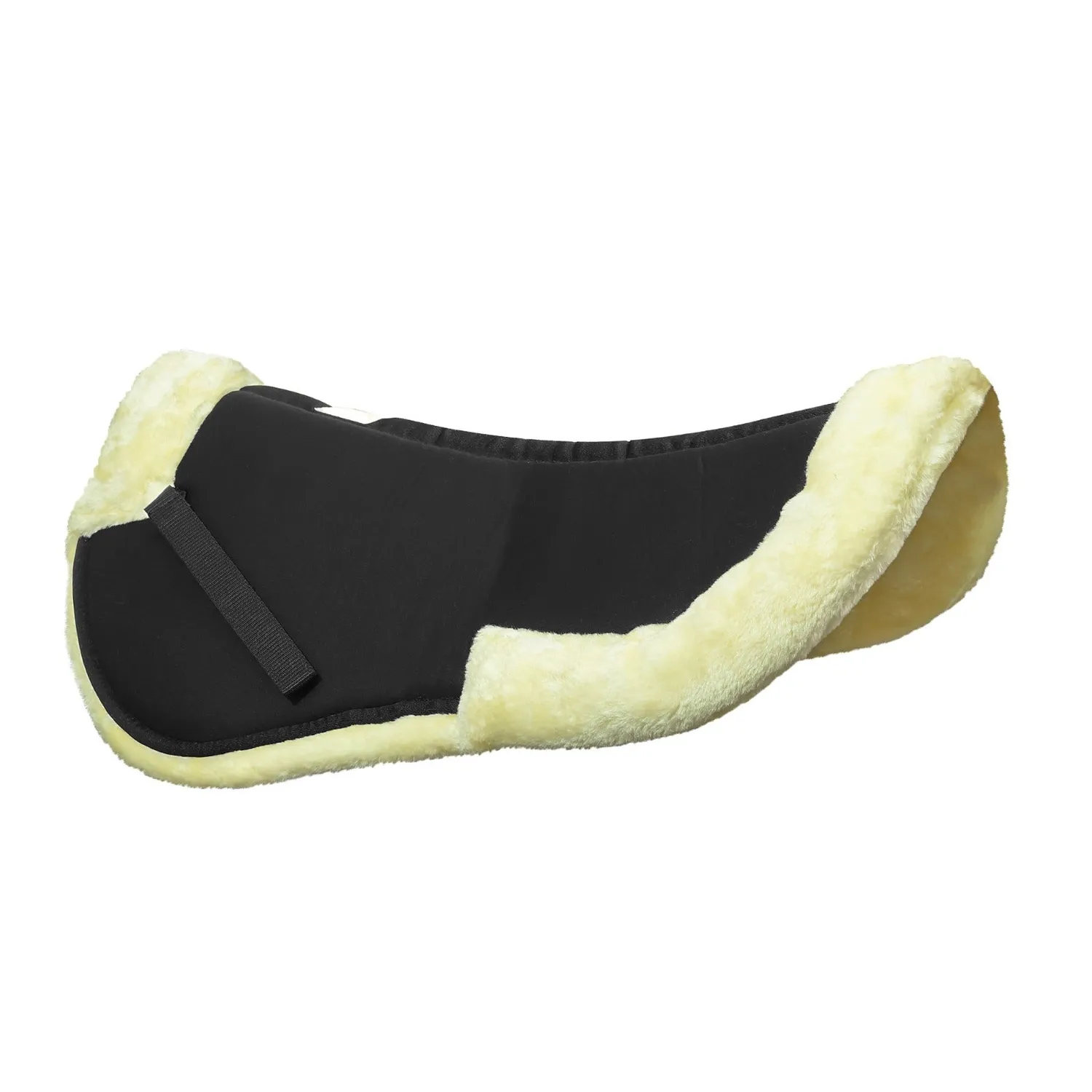 Lettia MemorX Sherpa half pad zwart STD memory foam