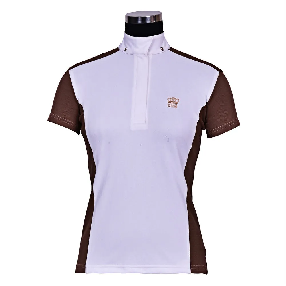 George H Morris Champion wedstrijdshirt wit caribou 34