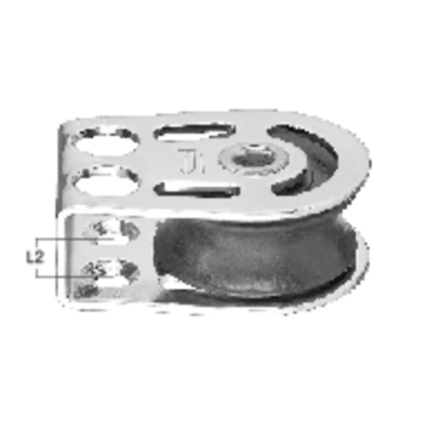 HS Sprenger Ligblok 8mm glijlager met holas