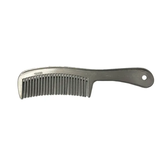 TuffRider aluminium manenkam met greep zilver uitdunnen