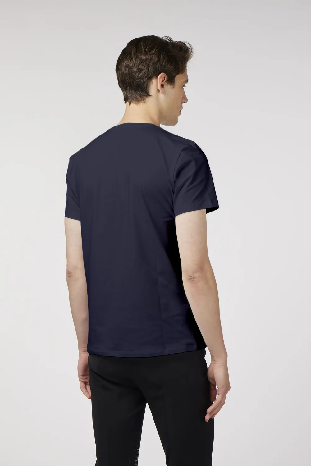 Vestrum Agrigento T-shirt heren navy bi-elastisch katoen