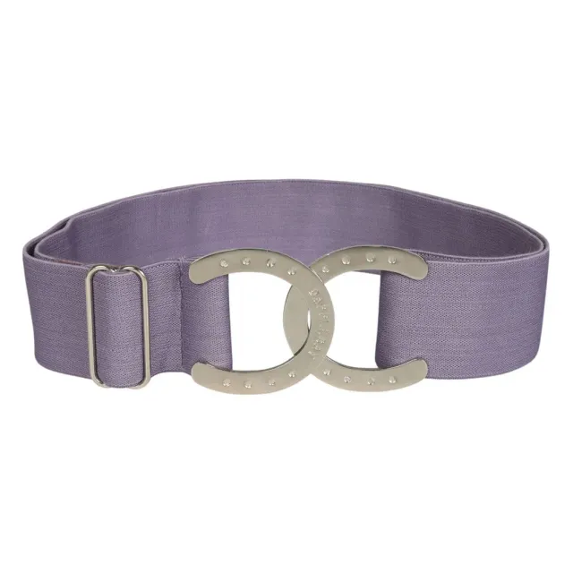 Dapplebay Horse Shoe elastische riem lavender one size