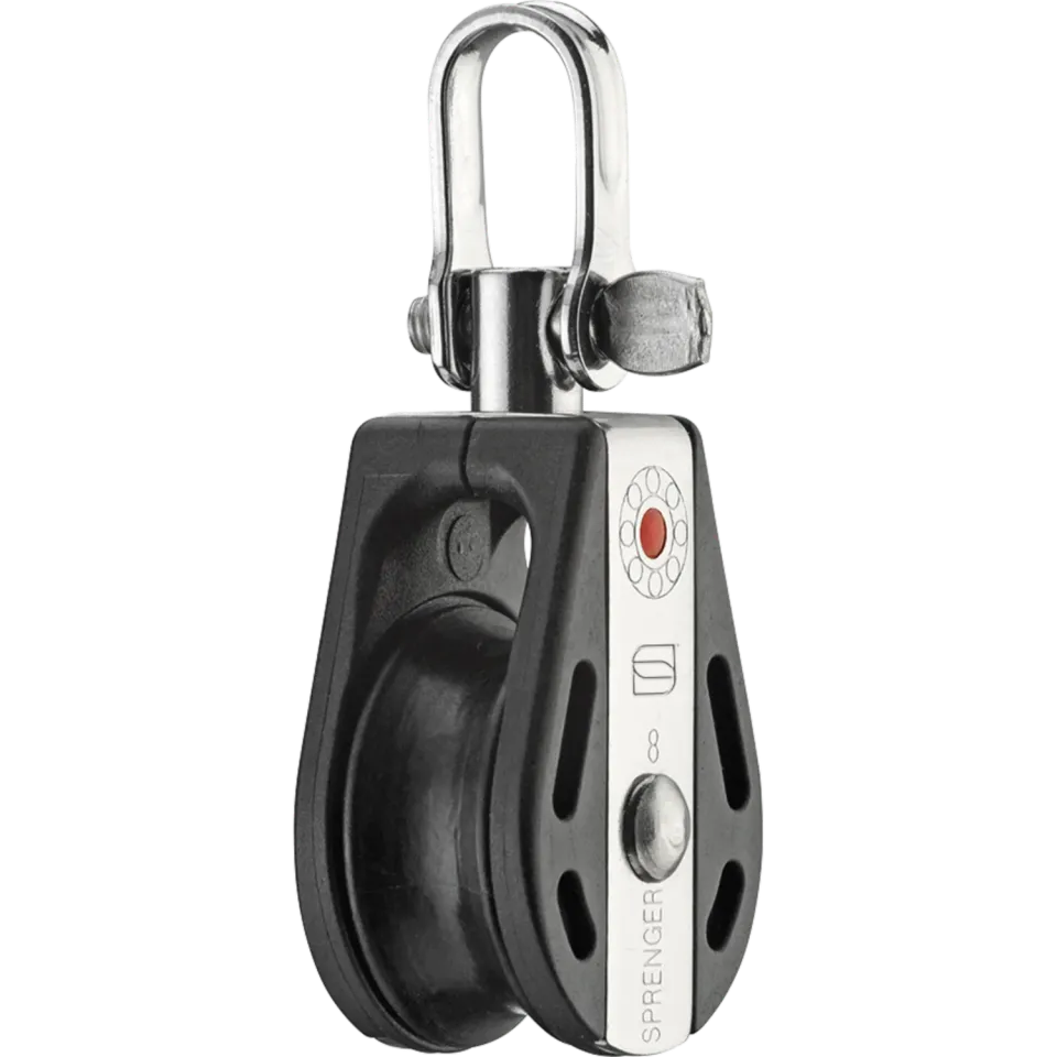 Herm Sprenger S-Block blok 8 mm kogellager met wartel