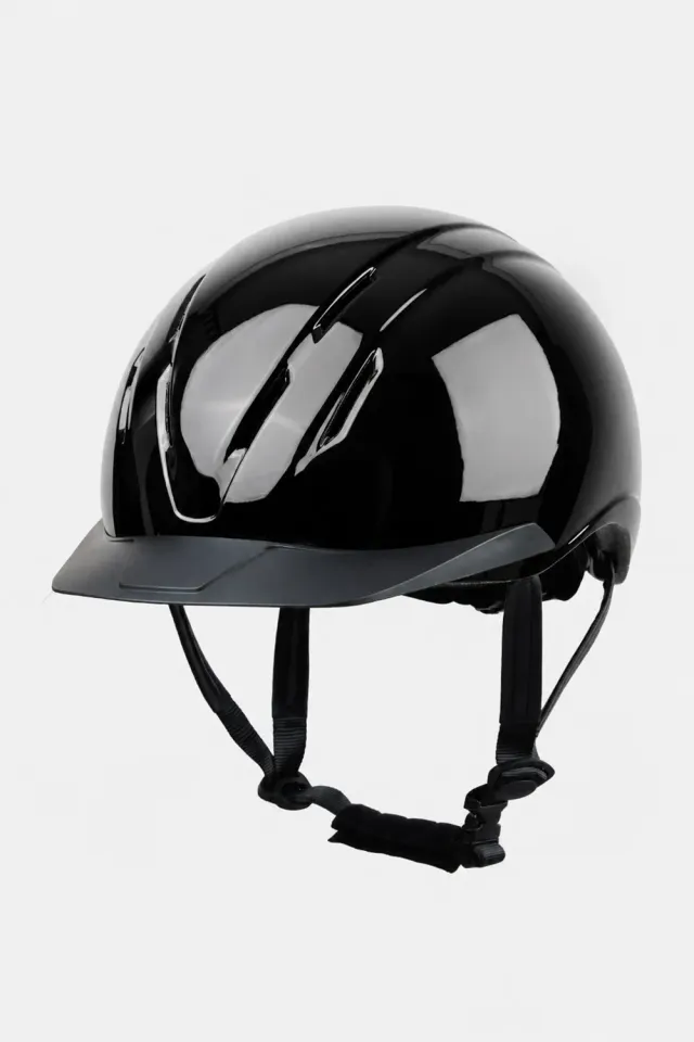 Horze Guardian Gloss ERT rijhelm Black Beauty L