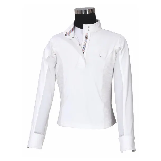 Equine Couture Cara kinder wedstrijdshirt roze stretch