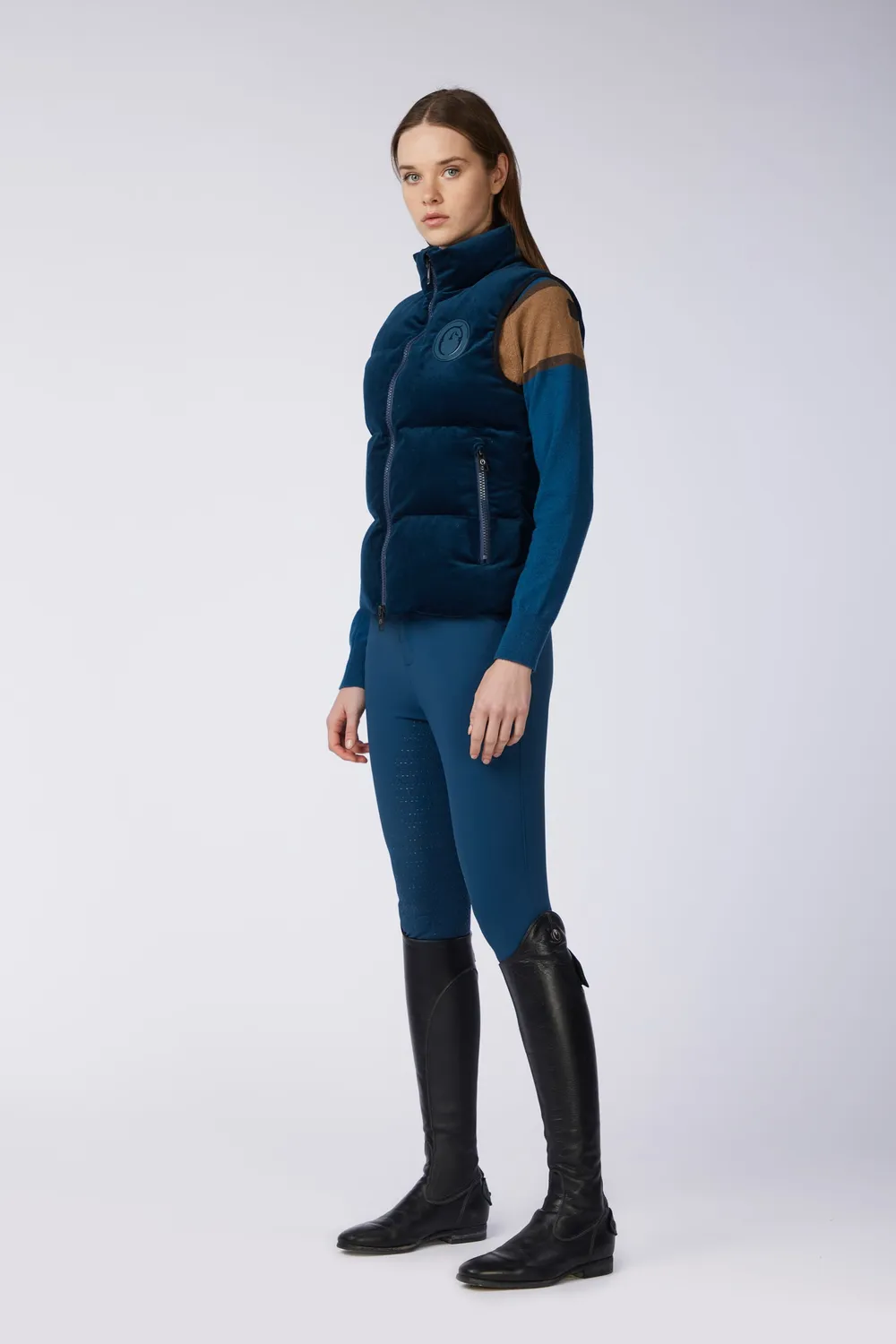 Vestrum Melk dames bodywarmer ribfluweel