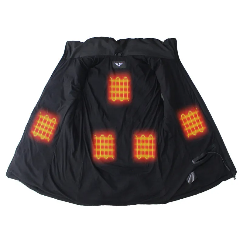 TuffRider Heated Riding Vest verwarmde bodywarmer zwart 5 zones