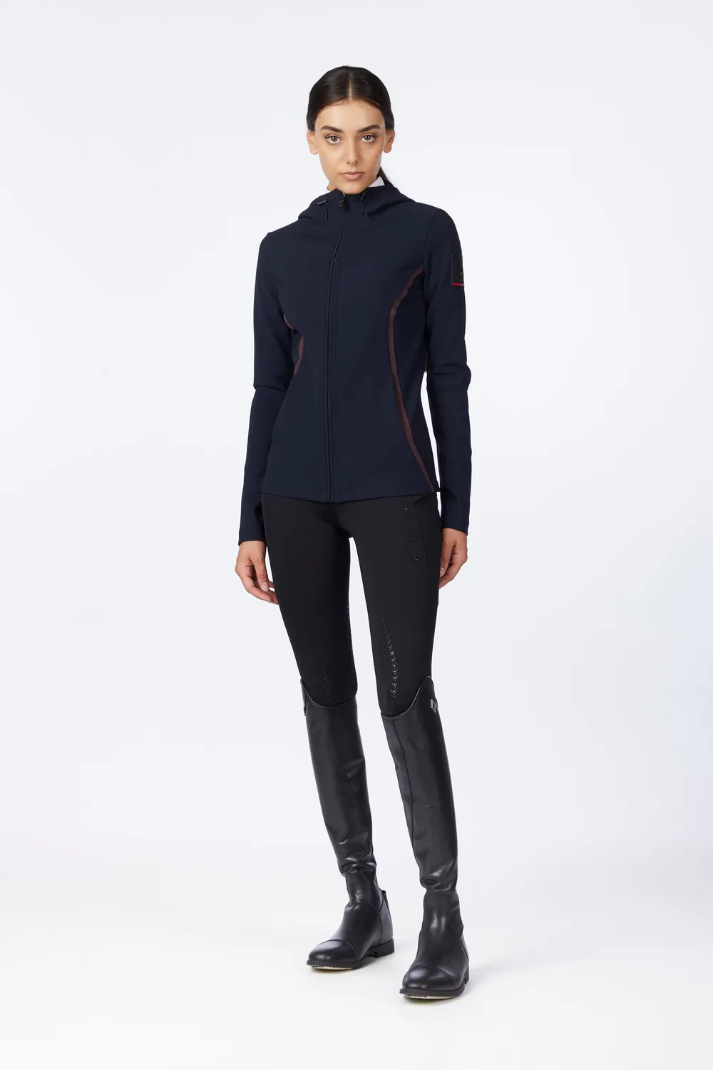 Vestrum Cassiopea dames hoodie technisch zwart