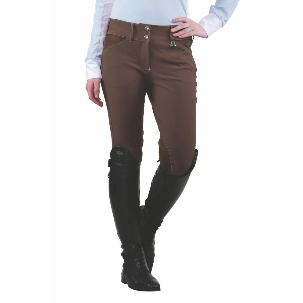 Equine Couture Sportif Natasha rijbroek zwart kniegrip