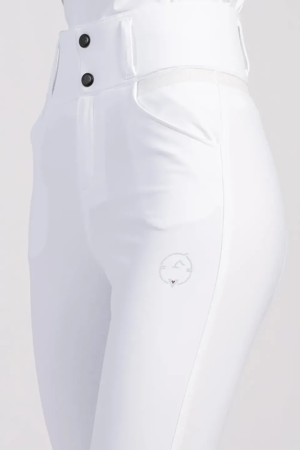 Vestrum Cygnus dames rijbroek high waist strass
