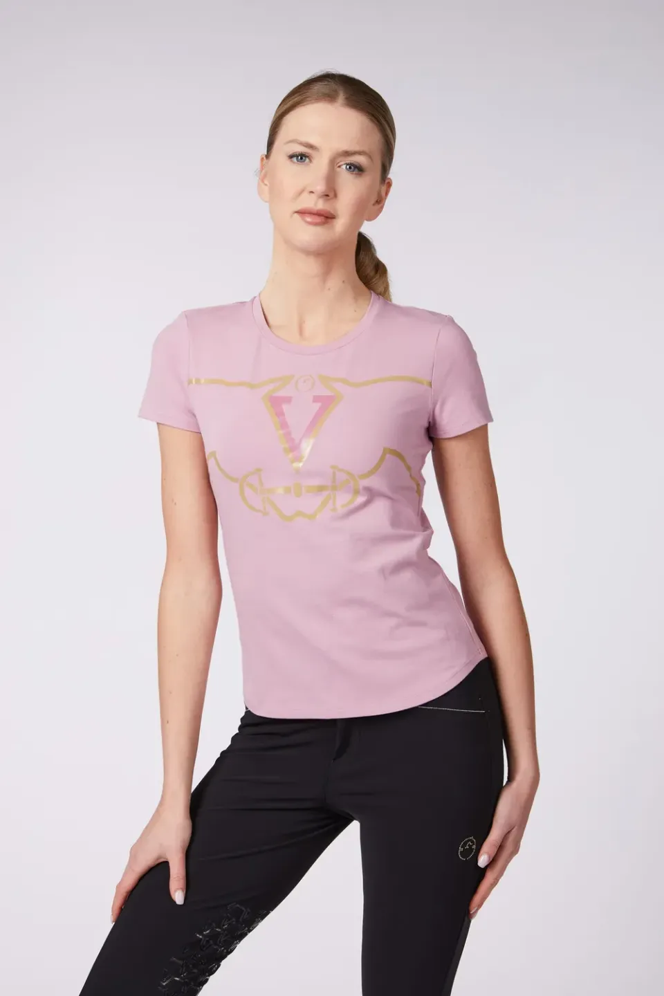 Vestrum Fiumara T-Shirt Dames Katoen Equestrian Print
