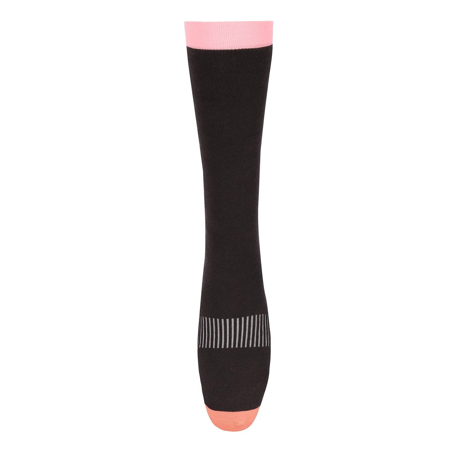 TuffRider Neon Winter Argyle paardrijsokken neon peach dik