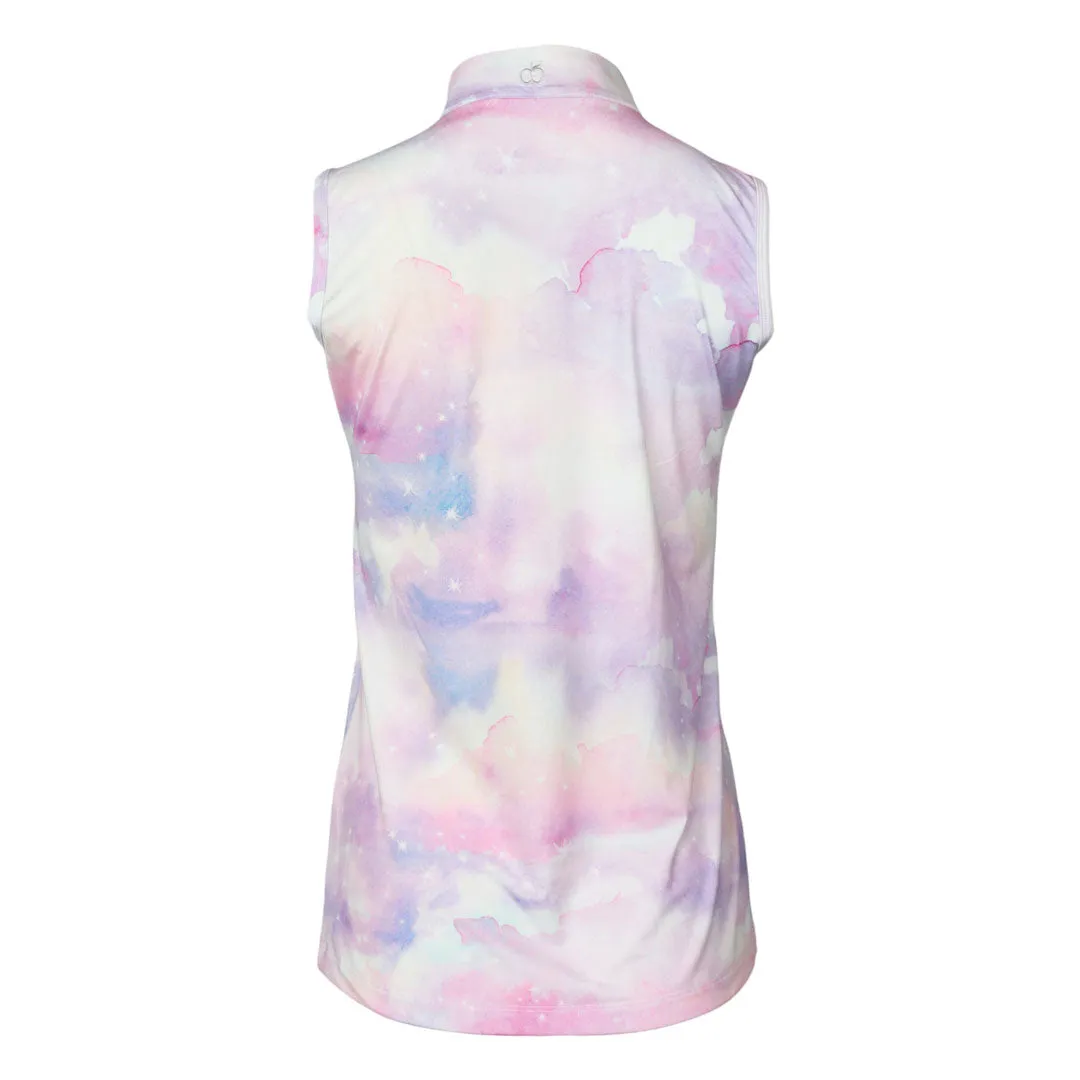 Dapplebay Lavender Haze rijtop mouwloos lavendel 1/4 zip