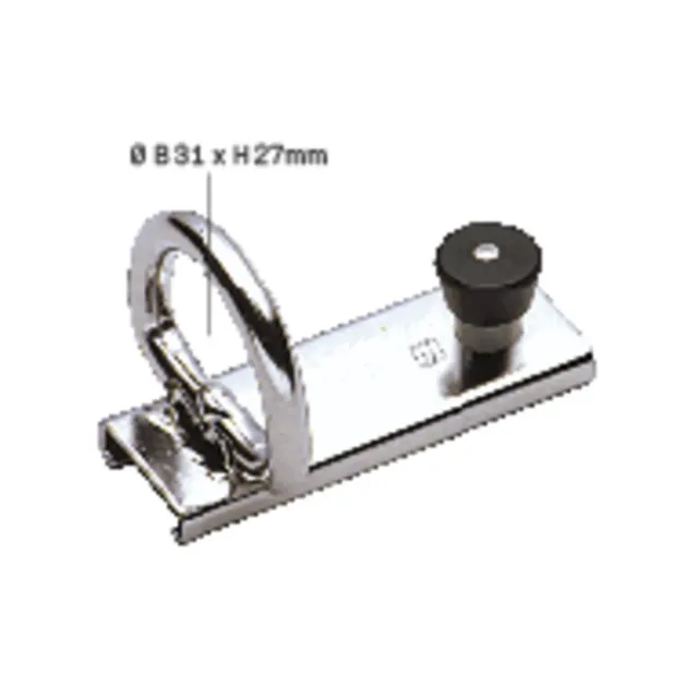 Herm Sprenger genuaslede rail 20x3 mm met beugel