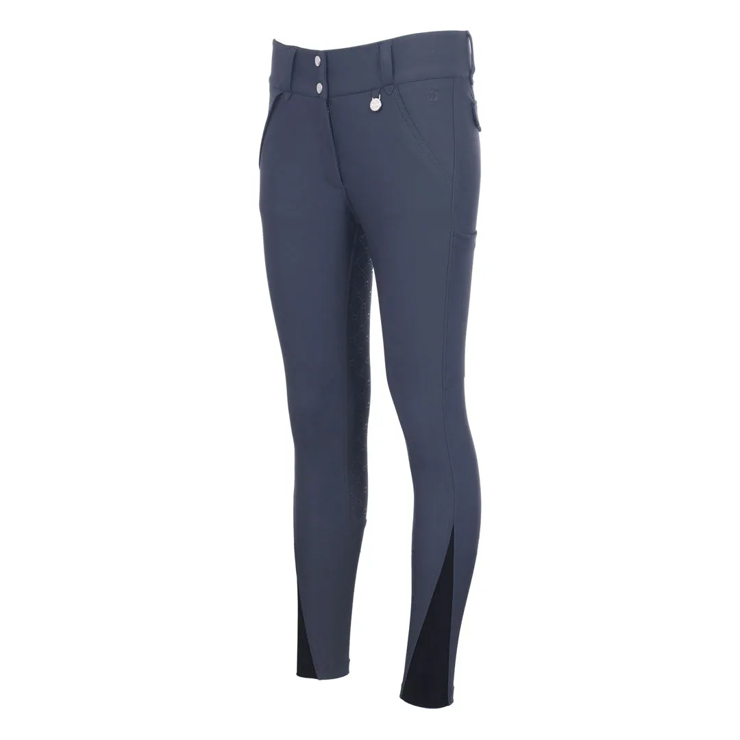 Dapplebay Sport rijbroek full seat purple dusk siliconen