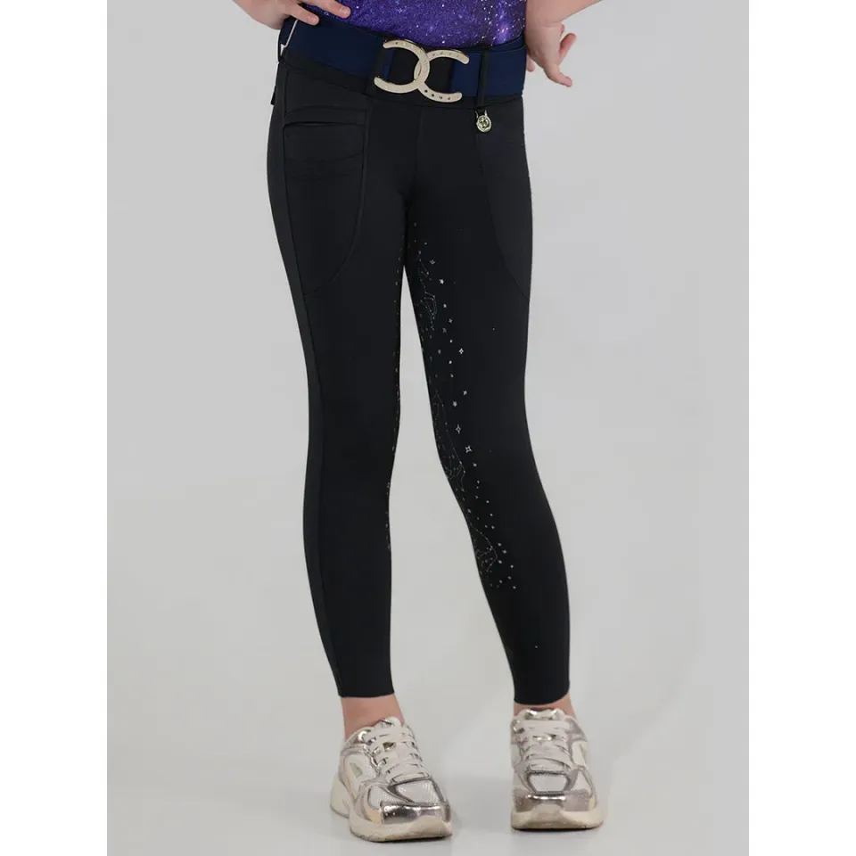 Dapplebay Constellation kinder rijtights zwart full seat