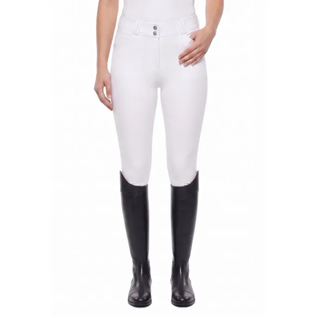 Equine Couture Dalton Tech Nova rijbroek kniegrip wit 30