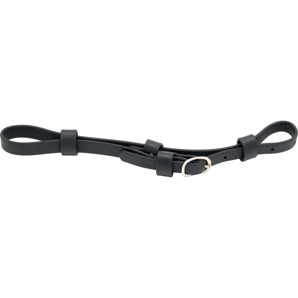 HS Sprenger kinriem BioThane zwart 59 cm