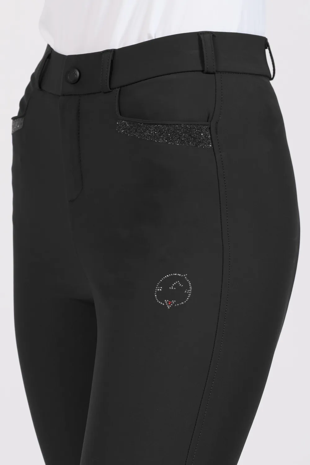 Vestrum Antilia rijbroek dames kniegrip marineblauw