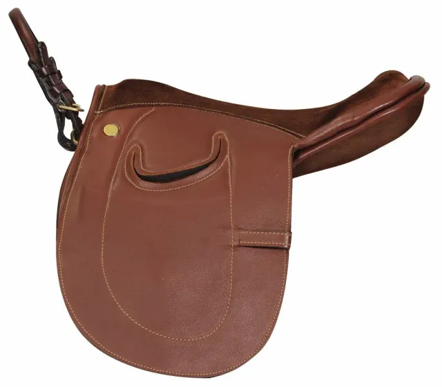 Henri de Rivel Advantage pony leadline zadel leer oak bark