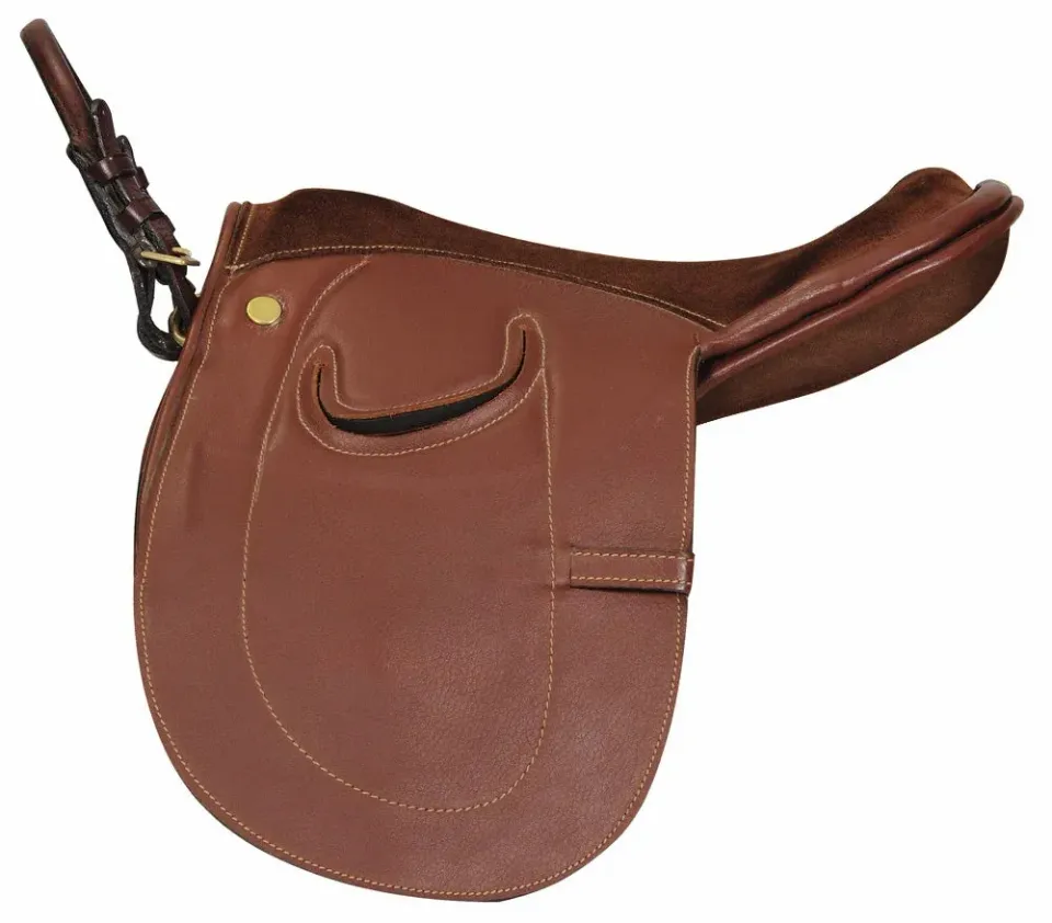Henri de Rivel Advantage pony leadline zadel leer oak bark