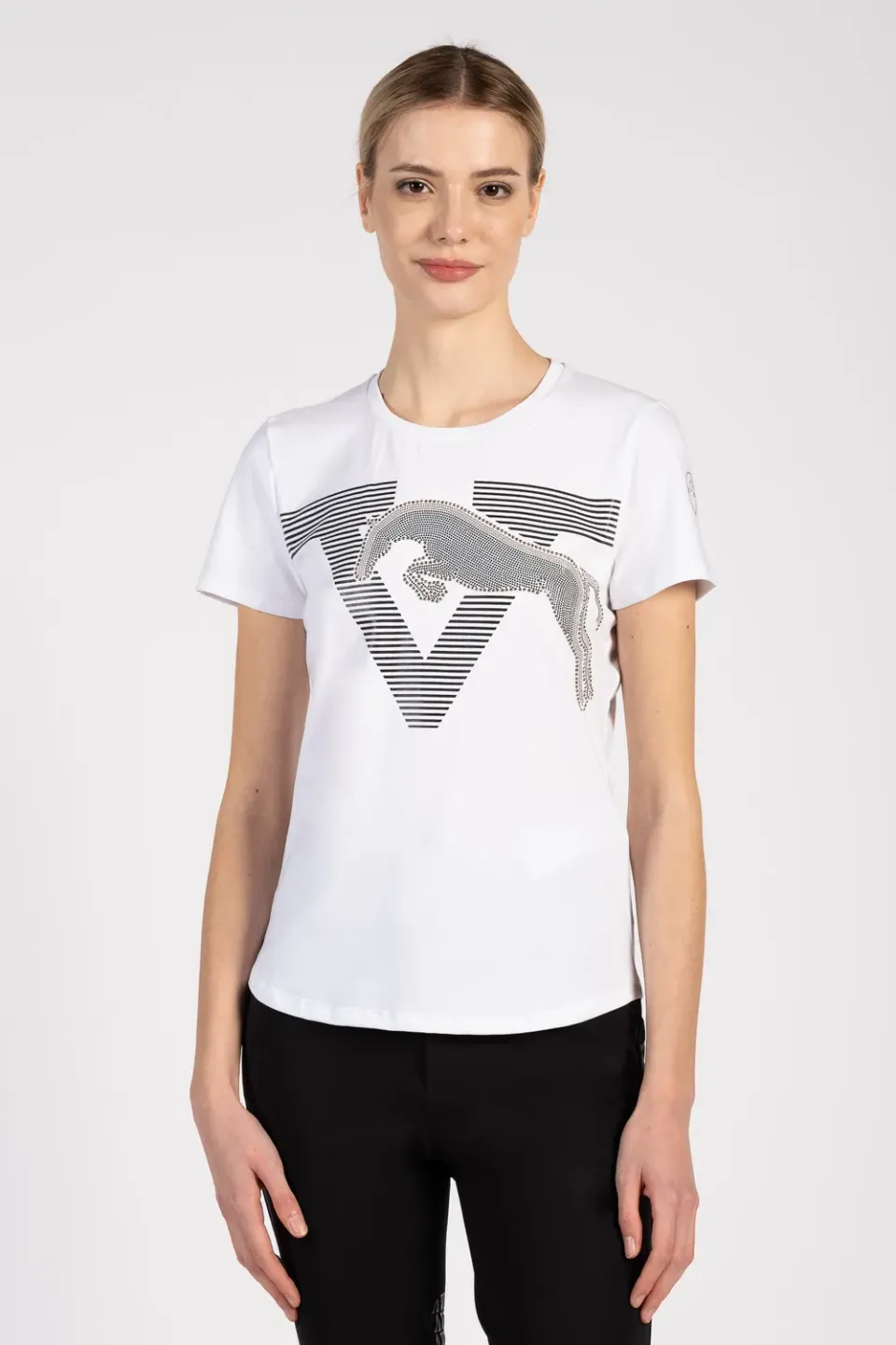 Vestrum Interlaken t-shirt dames katoen paardenprint