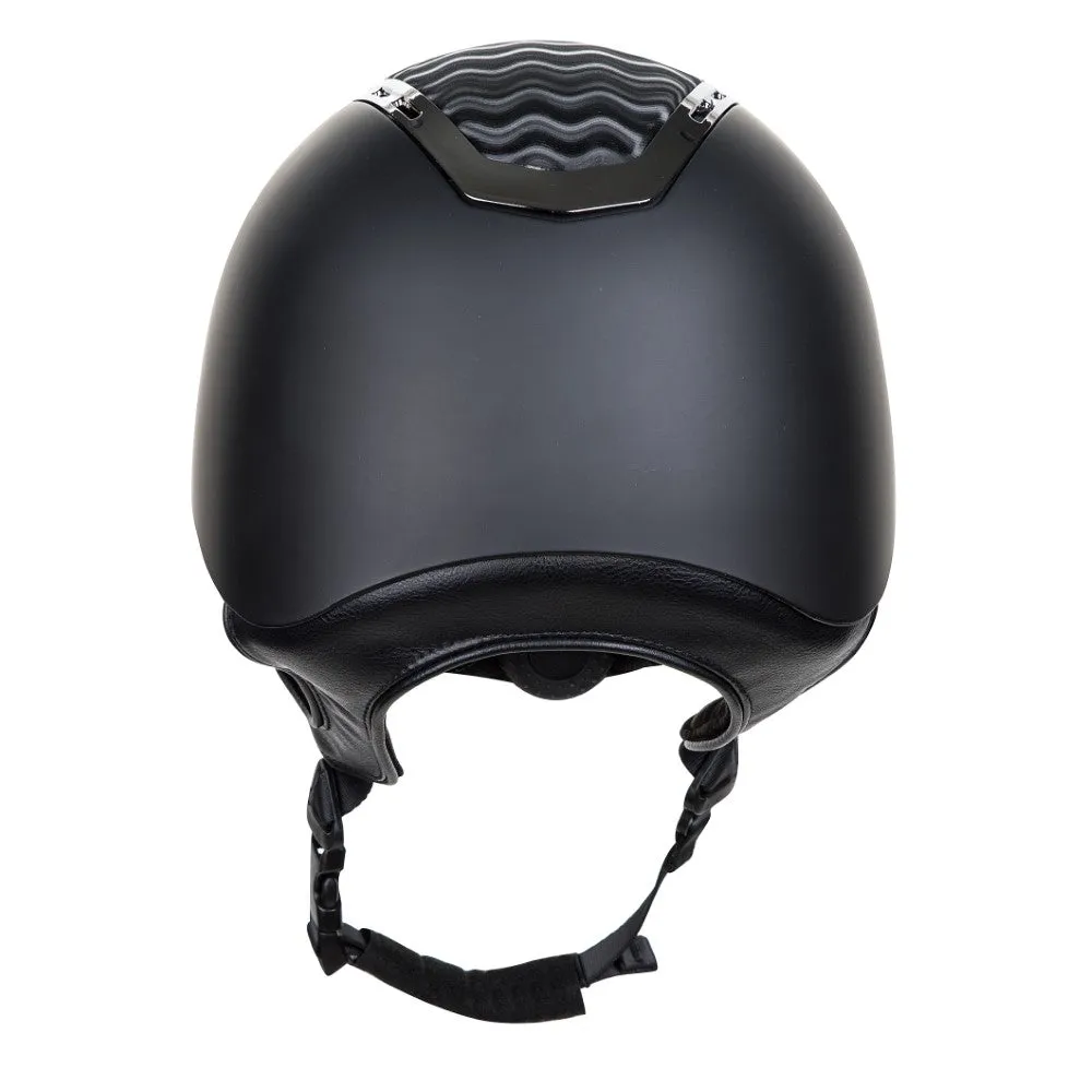 TuffRider Ultimate Wide Brim rijhelm zwart zonneklep