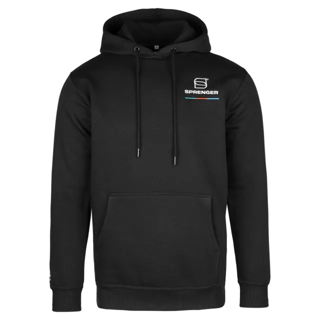 HS Sprenger Signature hoodie zwart unisex katoen