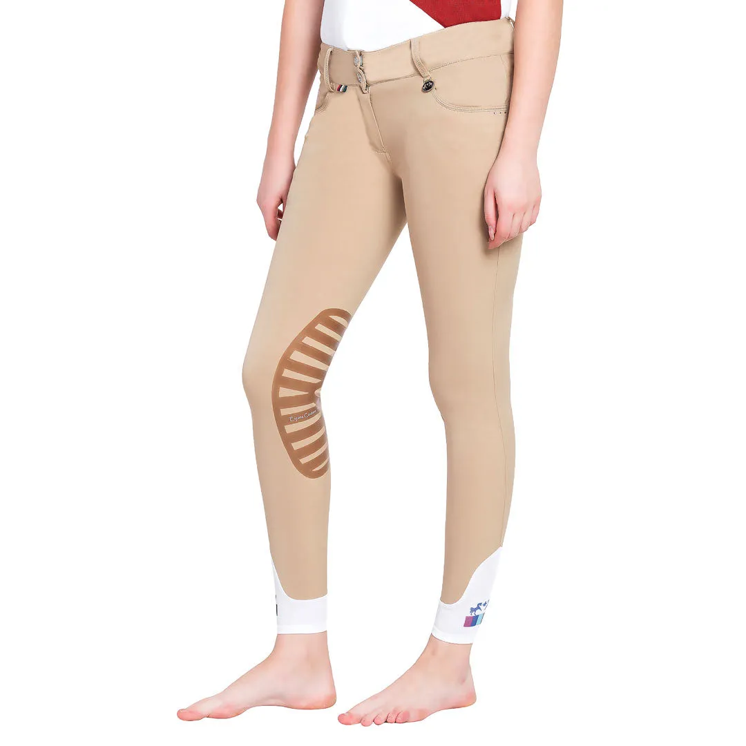 Equine Couture Darsy knee patch rijbroek wit