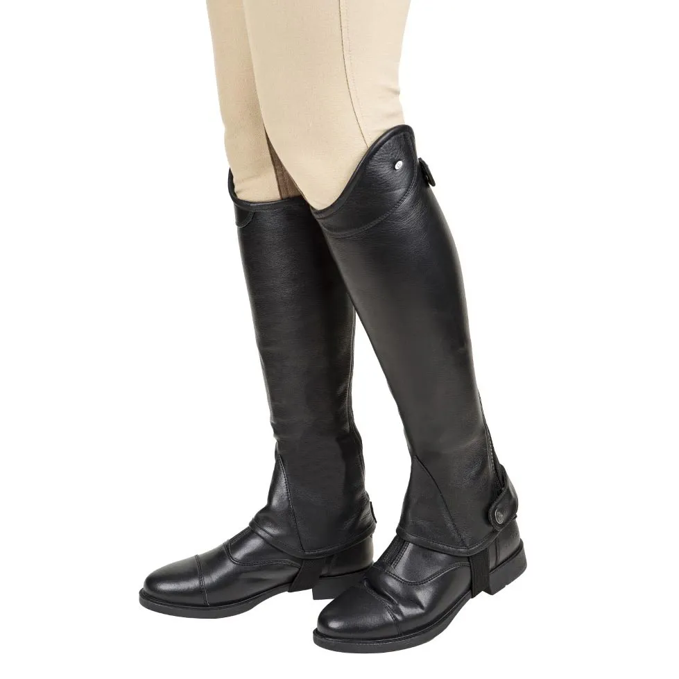 Lettia London Leren Chapskappen Zwart Large