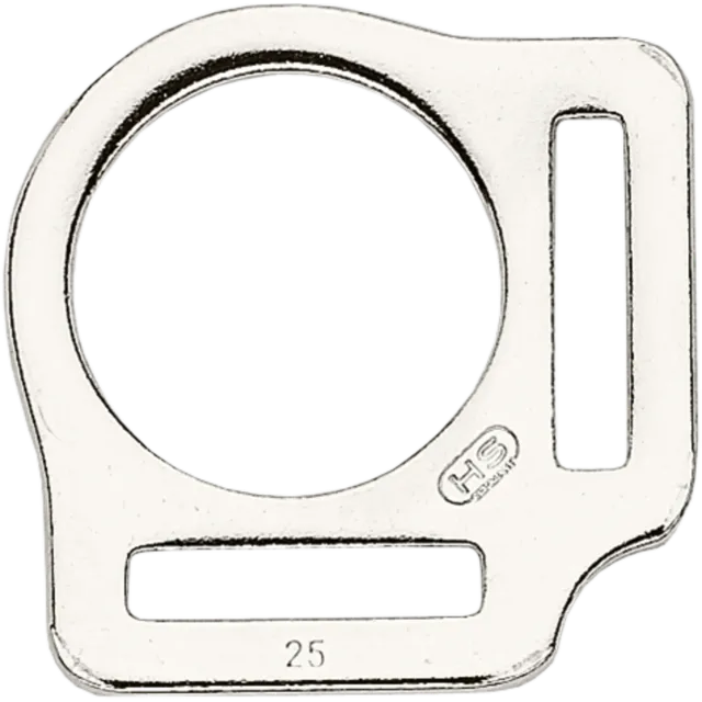 HS Sprenger Halfterring halterring vernikkeld staal 25mm
