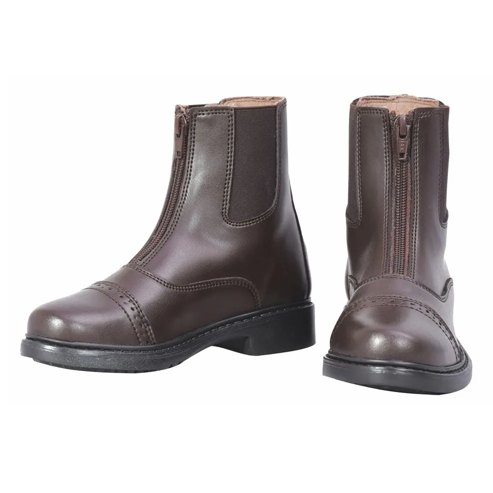 TuffRider Starter Front Zip kinder jodhpurschoenen zwart rits